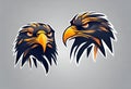 Eagle Head Eagle Logo Symbol, Logo Elegant Element for Brand, Symbols, v21 Royalty Free Stock Photo