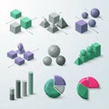 The imagery represents abstract data visualization and infographics Royalty Free Stock Photo