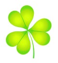 The images of abstract three-leaf clover.