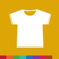 Blank Tshirt Icon Illustration sign design