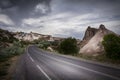 Images of the cappodocia rock formations in Turkey Royalty Free Stock Photo