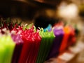 Images Of Cylindrical Candles In Various Colors Royalty Free Stock Photo