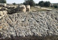 Images of the menorah in the ancient Jewish settlement of Susiya