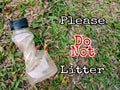 images are prohibited from littering