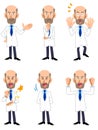 Researcher Dr. Veteran Male 6 pose set