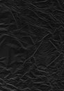 Black Crumpled Paper Texture Background Royalty Free Stock Photo