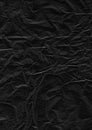 Black Crumpled Paper Texture Background Royalty Free Stock Photo