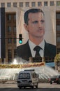 Images of Syrian President Bashar Al Assad in Central Damascus, Syria Royalty Free Stock Photo