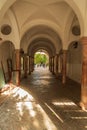 Arched passageway Plaza del Cabildo Seville Spain