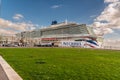 MS Iona in Lisbon`s Cruise terminal