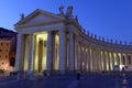 Images of Vatican City and Saint Peters Basilica, wholly situated within Rome Royalty Free Stock Photo