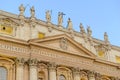 Images of Vatican City and Saint Peters Basilica, wholly situated within Rome Royalty Free Stock Photo