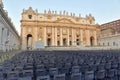 Images of Vatican City and Saint Peters Basilica, wholly situated within Rome Royalty Free Stock Photo
