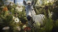 Imaginary Garden: A Zebra\'s Perspective