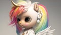 imaginary pegasus doll very cute Generate AI