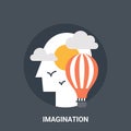 Imagination icon concept