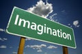 Imagination Road Sign Royalty Free Stock Photo