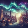 Enchanting Winter Wonderland: Steampunk Christmas Tale by Generative AI