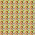 Imaginatory Monochromatic Decorative Abstract Fractals Round Water Waves With Curls 037