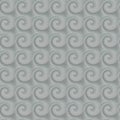 Imaginatory Monochromatic Decorative Abstract Fractals Round Water Waves With Curls 038