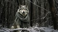 Imagine a dapper wolf Royalty Free Stock Photo