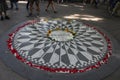 Imagine image, strawberry fields central park