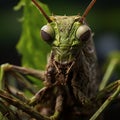 The Art of Camouflage: Macro Photo of a Stick Insect Blending with Its Surroundings