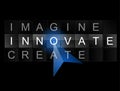 Imagine Innovate Create Vector Banner V1