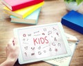 Imagine Kids Freedom Education Icon Concept Royalty Free Stock Photo