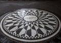 Imagine mosaic in Strawberry Fields in Central Park. Royalty Free Stock Photo