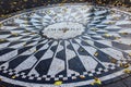 The Imagine mosaic at Strawberry Fields in Central Park, New York Royalty Free Stock Photo