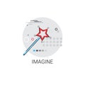 Imagine New Idea Inspiration Creative Process Business Icon