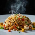 AI generated Yummy Fried Rice Royalty Free Stock Photo