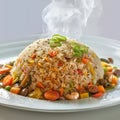 AI generated Yummy Fried Rice Royalty Free Stock Photo