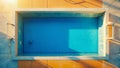SunKissed Serenity An Empty Swimming Pool Awaits a Summer of Fun and Relaxation