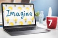 Imagine Vision Inspiration Creativity Dream Big Concept Royalty Free Stock Photo