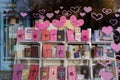 Imagined Things Bookshop Valentines Day Window Display.