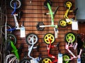 Sports shop selling bicycles and other equipment. In this store you will find bicycles for children and adults Royalty Free Stock Photo