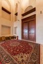 Imam`s Suite in Jabrin Castle, Bahla, Oman Royalty Free Stock Photo