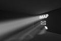 IMAP rays volume light concept 3d Royalty Free Stock Photo