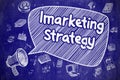 Imarketing Strategy - Business Concept. Royalty Free Stock Photo