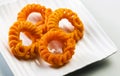 Imarti or jalebi - an Indian sweet