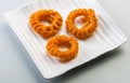 Imarti or jalebi - an Indian sweet Royalty Free Stock Photo