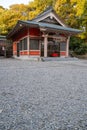 Imayama Hachiman with gravel courtyard, Nobeoka, Japan