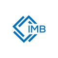 IMB letter logo design on white background. IMB creative circle letter logo concept. IMB letter design.IMB letter logo design on Royalty Free Stock Photo