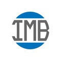 IMB letter logo design on white background. IMB creative initials circle logo concept. IMB letter design Royalty Free Stock Photo