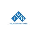 IMB letter logo design on WHITE background. IMB creative initials letter logo concept. Royalty Free Stock Photo