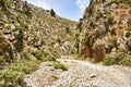 Imbros canyon in Crete, Greece Royalty Free Stock Photo