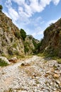 Imbros canyon in Crete, Greece Royalty Free Stock Photo