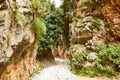 Imbros canyon in Crete, Greece Royalty Free Stock Photo